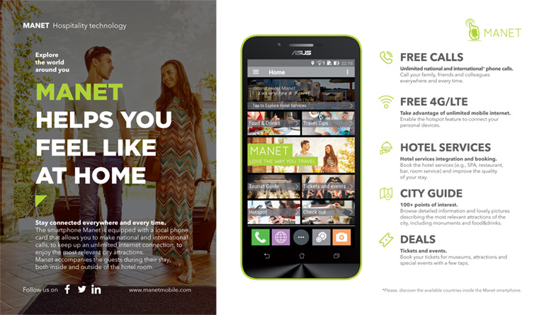 Mobile guide, free calls and more during your stay
