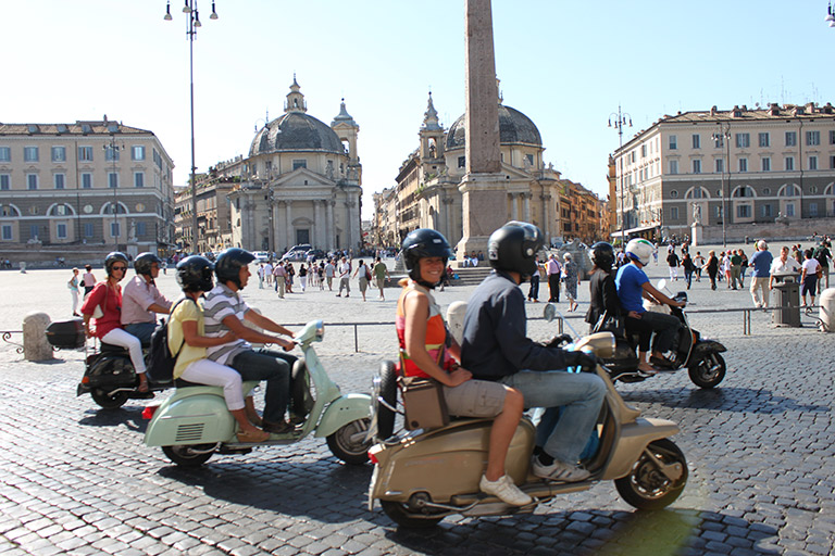 Vespa Tour Of Romes Movie Sets